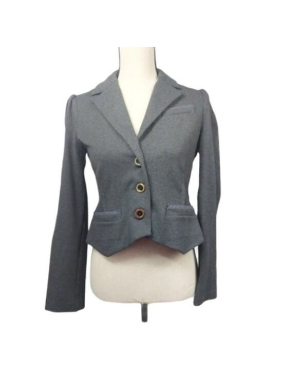 Marc By Marc Jacobs Jackets & Blazers - Marc By Marc Jacobs Cropped Gray Blazer S